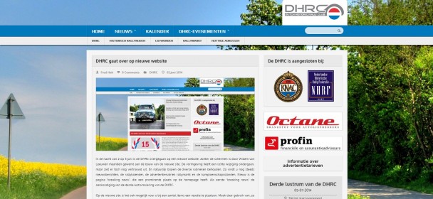 DHRC gaat over op nieuwe website