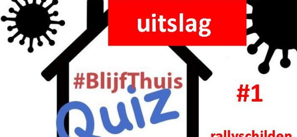 Uitslag thuisquiz #1: rallyschilden