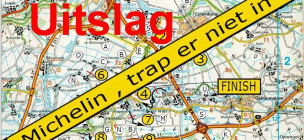Uitslag droogrit Michelin, trap er niet in
