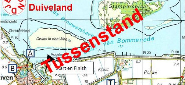 Laatste tussenstand droogrit Rondje Schouwen-Duiveland