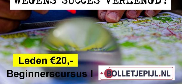 Wegens succes verlengd: beginnerscursus kaartlezen
