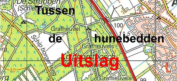 Voorlopige uitslag Tussen de hunebedden