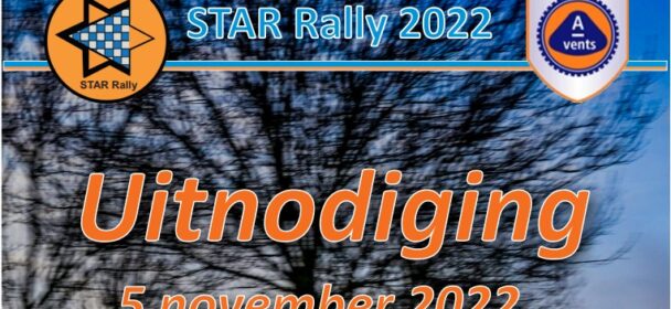Nu inschrijven voor de STAR Rally