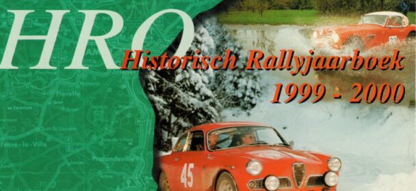 Uit het archief: HRO Historisch Rallyjaarboek 1999-2000