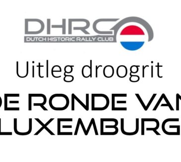 Uitleg droogrit de Ronde van Luxemburg
