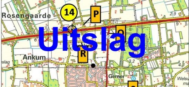 Uitslag en uitleg droogrit Van Punthorst naar Dalmsholte via Engeland
