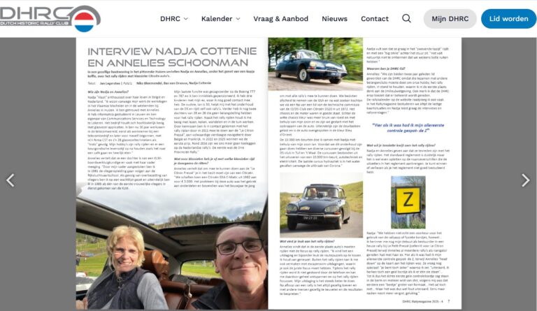DHRC Rallymagazine nu ook online te lezen